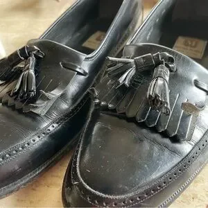 Bruno Magli | Shoes | Bruno Magli Mens Black Leather Loafers 
